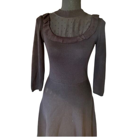 Draper James RSVP Fit & Flare Black Dress – Size XS - Picture 3 of 8